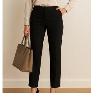 Worthington Women’s Black Dress Pants Size 4 Stretch Straight Leg NWT